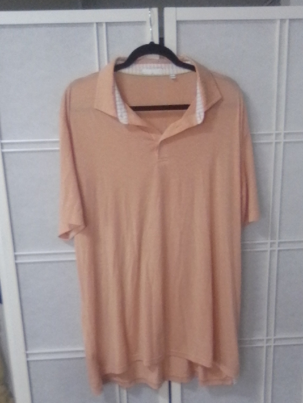 Men's Peach TASC  Polo Shirt - Classic Short Sleeve